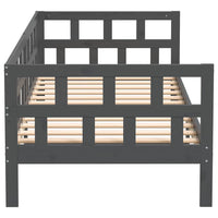 Dormeuse Grigia in Legno Massello di Pino 80x200 cm 820214