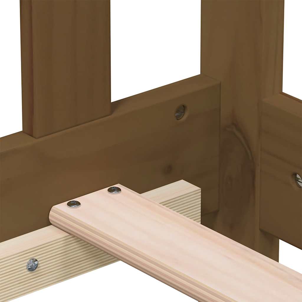 Dormeuse in Legno Massello di Pino Miele 80x200 cm cod mxl 60931