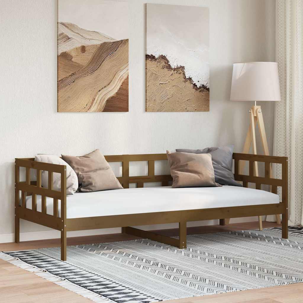 Dormeuse in Legno Massello di Pino Miele 80x200 cm cod mxl 60931