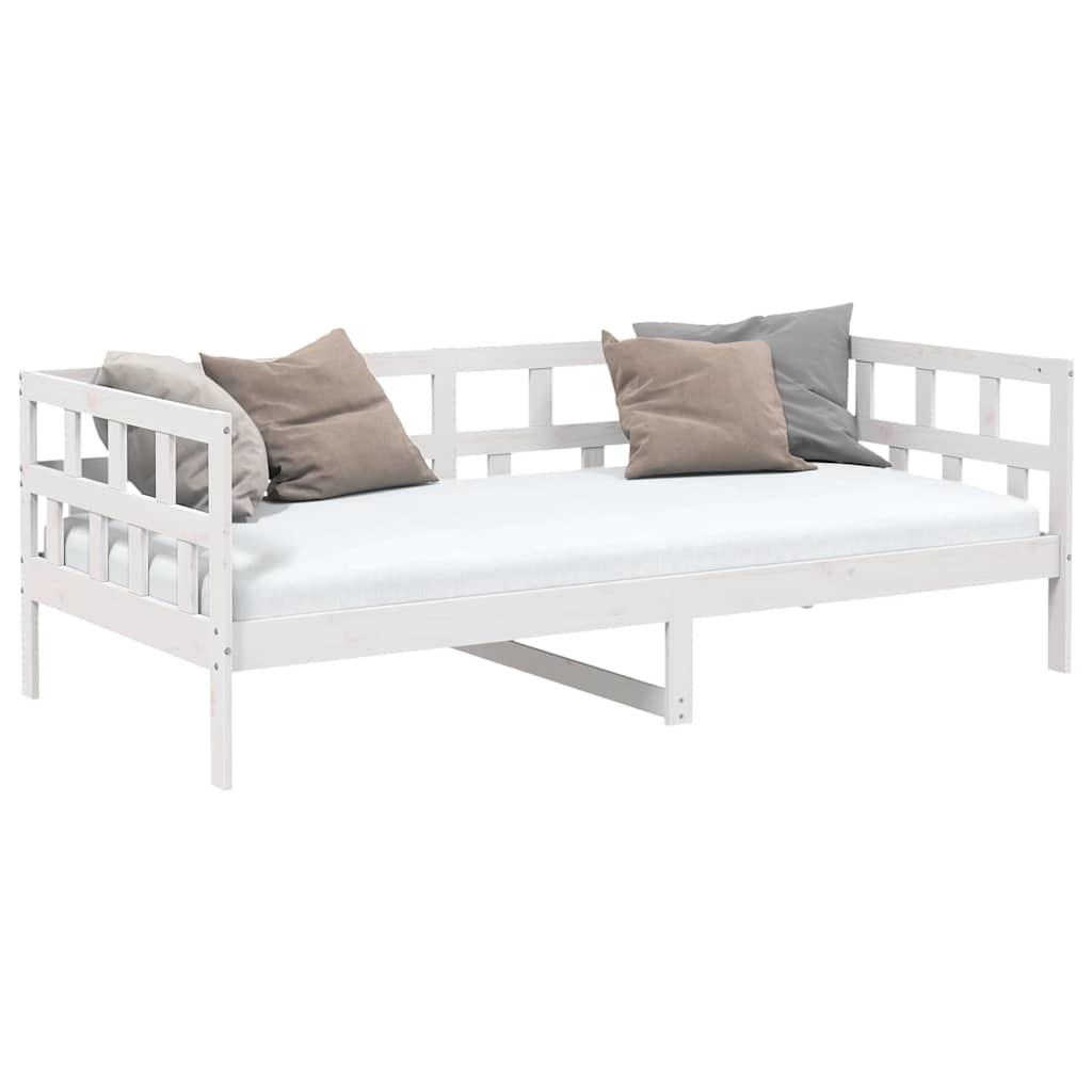 Dormeuse Bianca in Legno Massello di Pino 90x190 cm cod mxl 58594