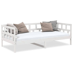 Dormeuse Bianca in Legno Massello di Pino 90x190 cm cod mxl 58594