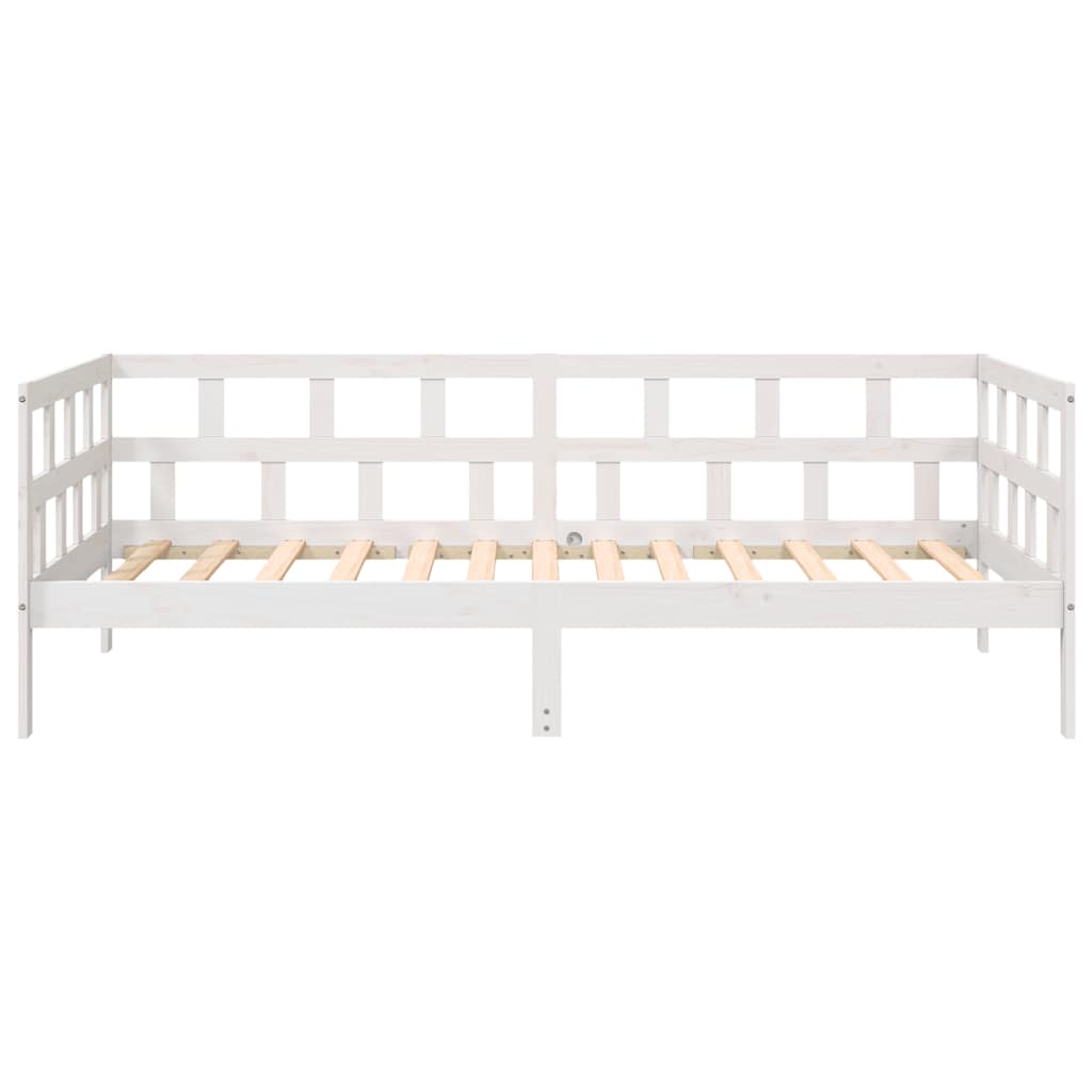 Dormeuse Bianca in Legno Massello di Pino 90x190 cm cod mxl 58594