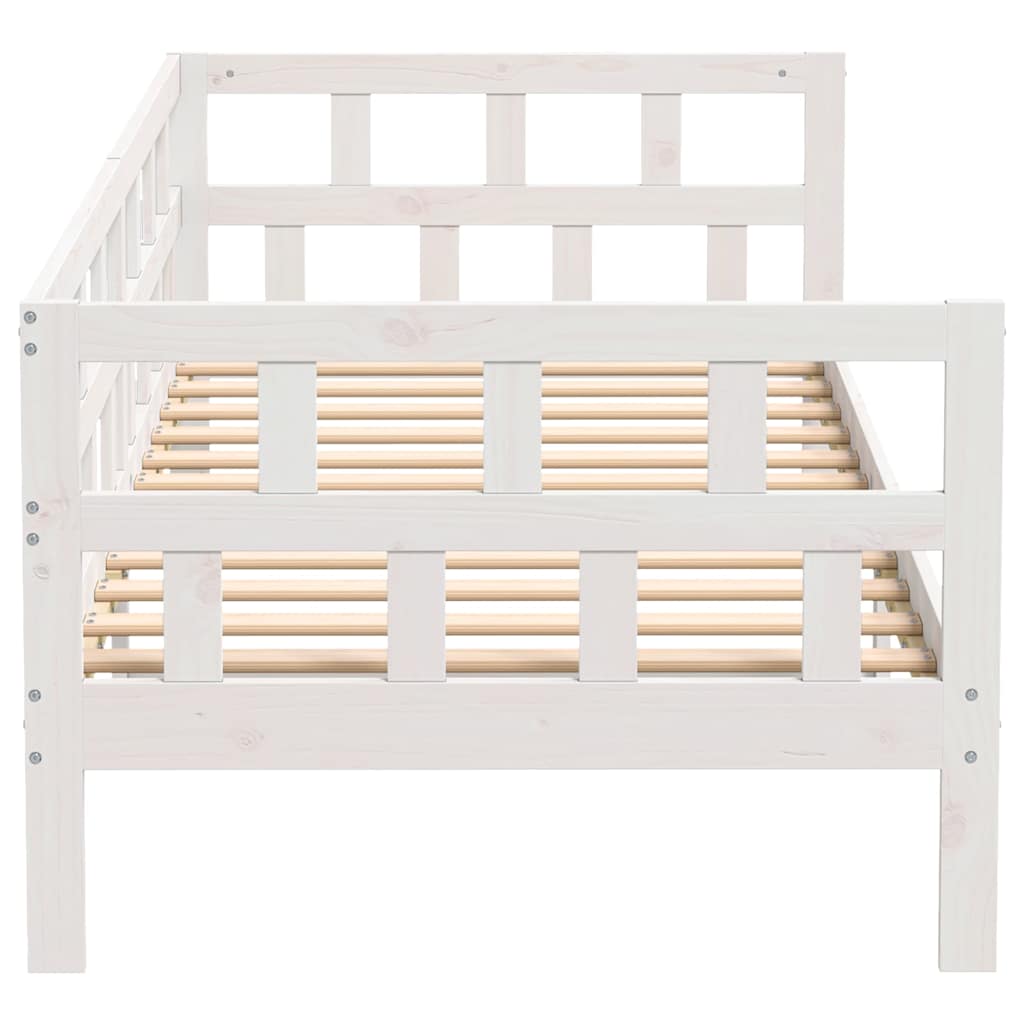 Dormeuse Bianca in Legno Massello di Pino 90x190 cm cod mxl 58594