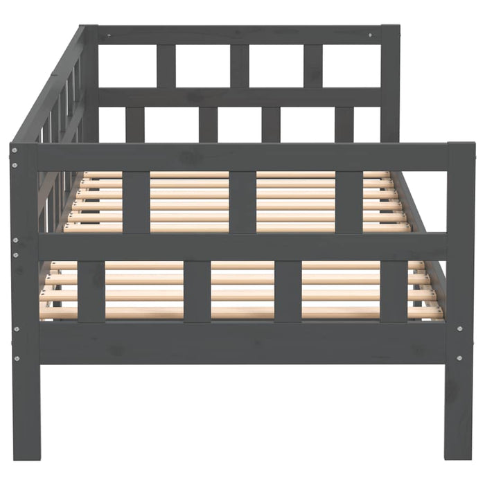 Dormeuse in Legno Massello di Pino Grigio 90x190 cm 820219