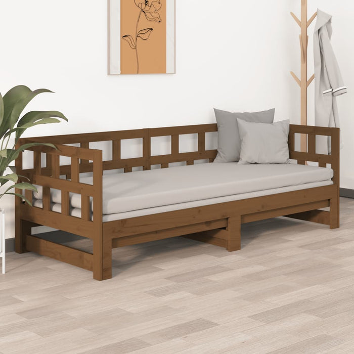Dormeuse Estraibile Ambra Legno Massello di Pino 2x(90x190)cm 820235