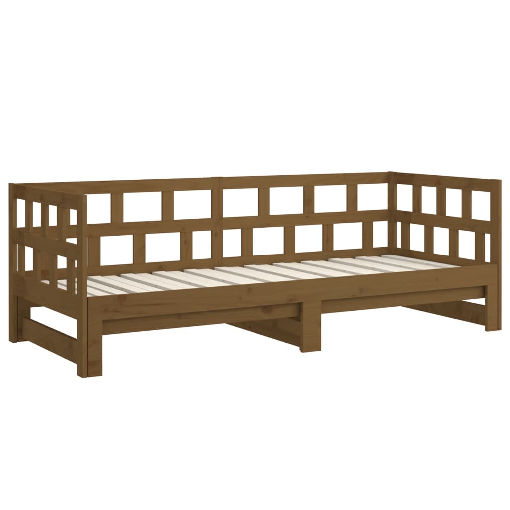 Dormeuse Estraibile Ambra Legno Massello di Pino 2x(90x190)cm 820235