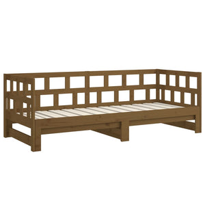 Dormeuse Estraibile Ambra Legno Massello di Pino 2x(90x190)cm 820235
