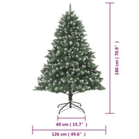 Albero di Natale Artificiale con Base 180 cm PVC 345161