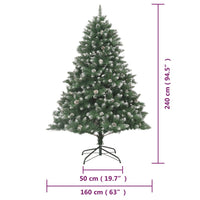 Albero di Natale Artificiale con Base 240 cm PVC 345163