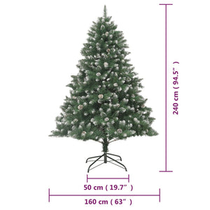 Albero di Natale Artificiale con Base 240 cm PVC 345163