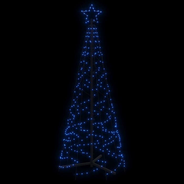 Albero di Natale a Cono Blu 200 LED 70x180 cm 343503