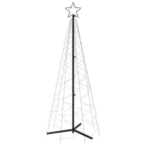 Albero di Natale a Cono Colorato 200 LED 70x180 cm 343504