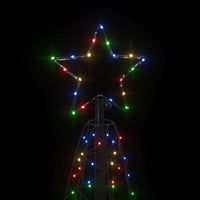 Albero di Natale a Cono Colorato 200 LED 70x180 cm 343504