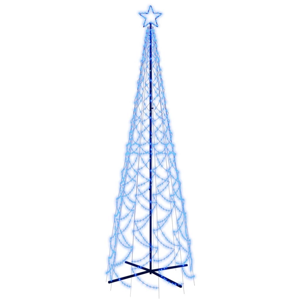Albero di Natale a Cono Blu 500 LED 100x300 cmcod mxl 95528