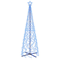 Albero di Natale a Cono Blu 500 LED 100x300 cmcod mxl 95528
