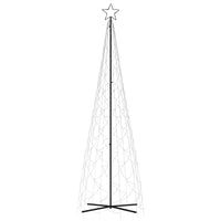 Albero di Natale a Cono Colorato 500 LED 100x300 cm 343508