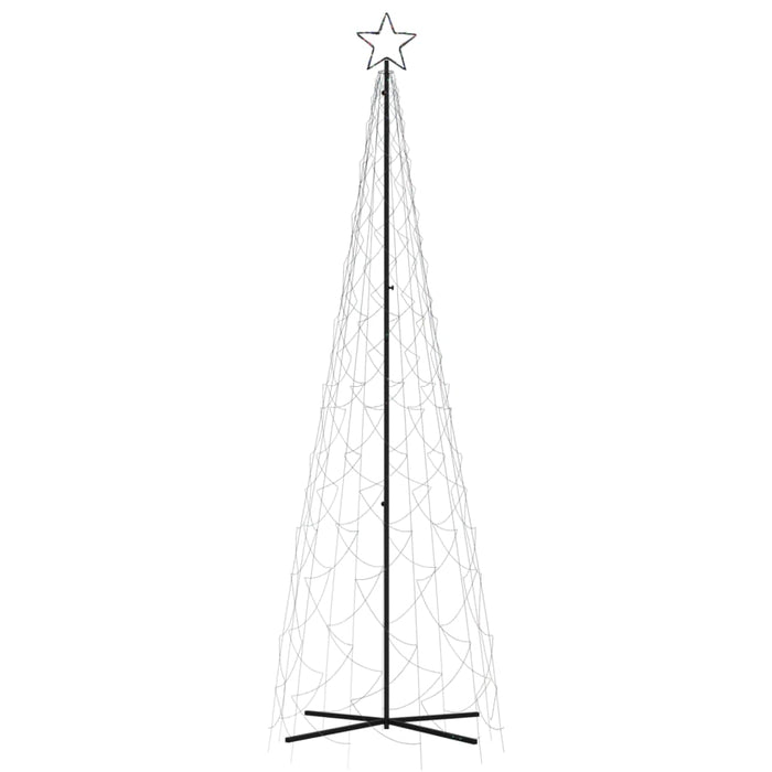 Albero di Natale a Cono Colorato 500 LED 100x300 cm 343508