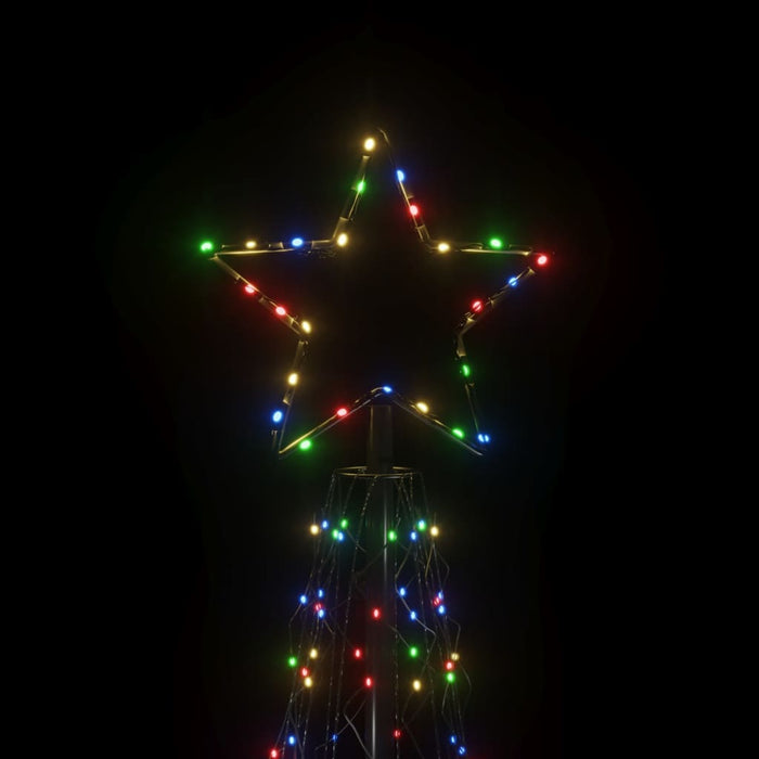 Albero di Natale a Cono Colorato 500 LED 100x300 cm 343508
