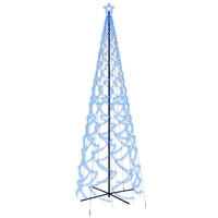 Albero di Natale a Cono Blu 1400 LED 160x500 cmcod mxl 95526