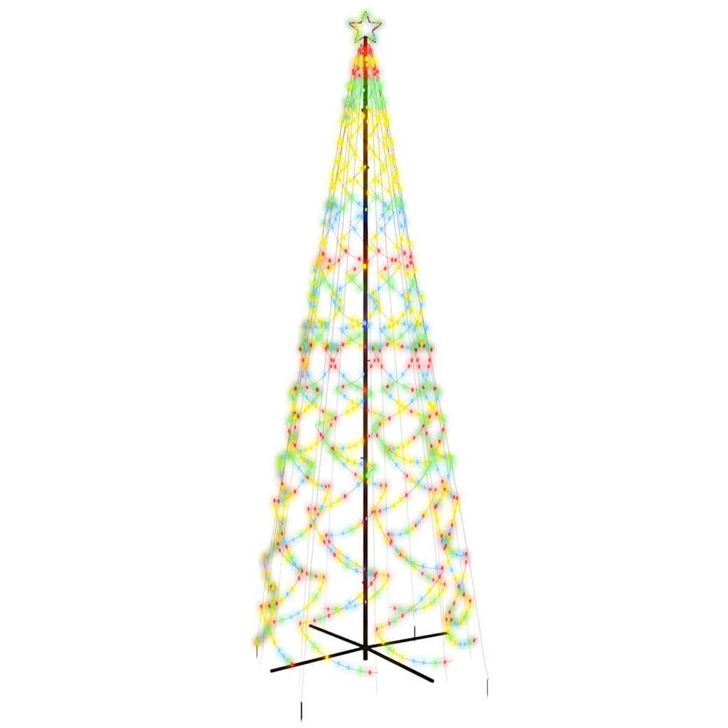 Albero di Natale a Cono Colorato 1400 LED 160x500 cmcod mxl 71492