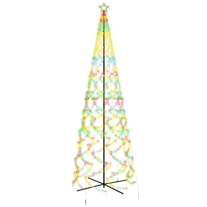 Albero di Natale a Cono Colorato 1400 LED 160x500 cmcod mxl 71492