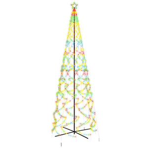 Albero di Natale a Cono Colorato 1400 LED 160x500 cm 343512