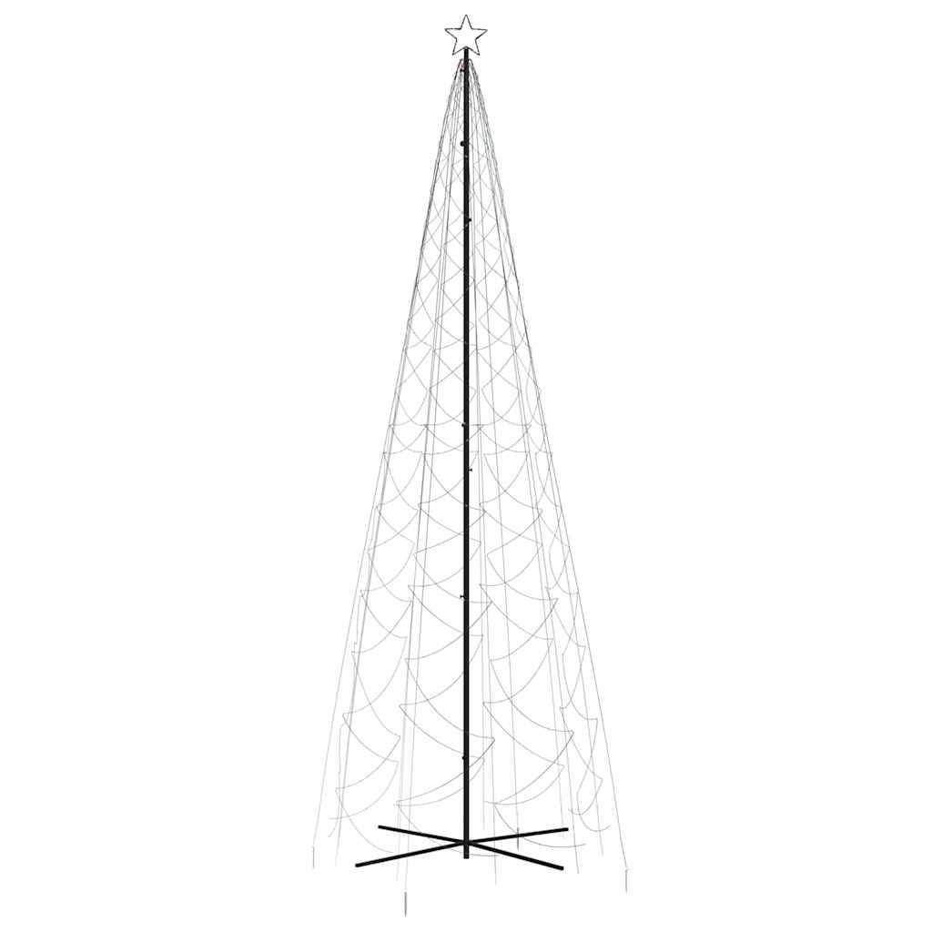 Albero di Natale a Cono Colorato 1400 LED 160x500 cm 343512