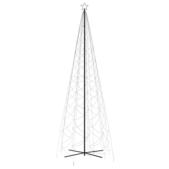 Albero di Natale a Cono Colorato 1400 LED 160x500 cm 343512