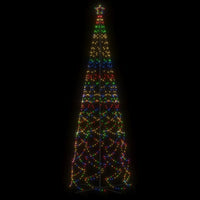 Albero di Natale a Cono Colorato 1400 LED 160x500 cm 343512