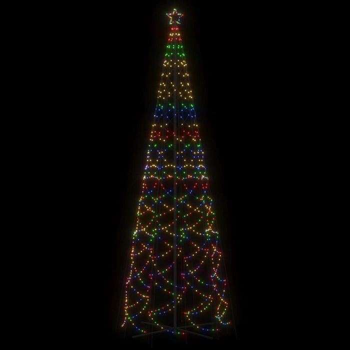 Albero di Natale a Cono Colorato 1400 LED 160x500 cm 343512
