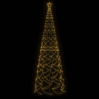 Albero di Natale a Cono Bianco Caldo 1400 LED 160x500 cm 343513