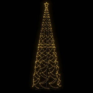 Albero di Natale a Cono Bianco Caldo 1400 LED 160x500 cm 343513