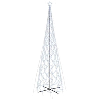 Albero di Natale a Cono Bianco Freddo 3000 LED 230x800 cm 343514