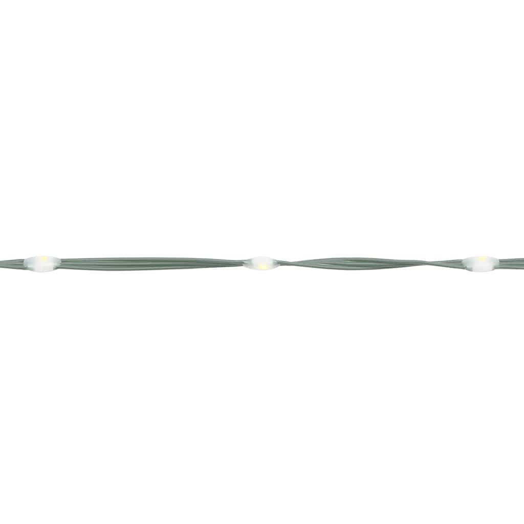 Albero di Natale a Cono Bianco Freddo 3000 LED 230x800 cm 343514