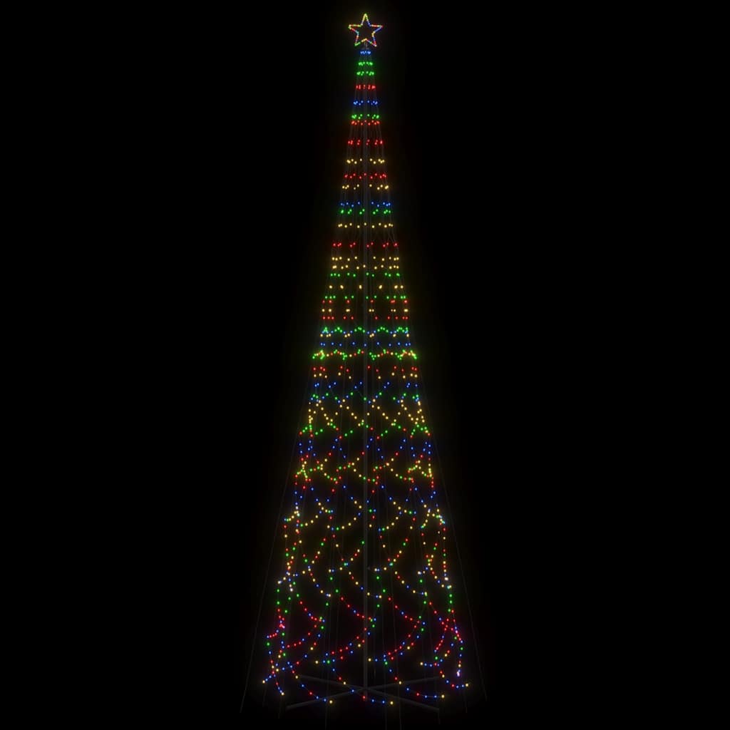 Albero di Natale a Cono Colorato 3000 LED 230x800 cm 343516