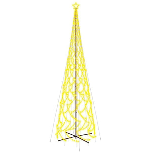 Albero di Natale a Cono Bianco Caldo 3000 LED 230x800 cm 343517