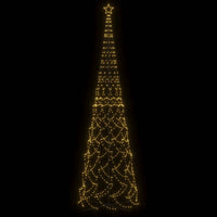 Albero di Natale a Cono Bianco Caldo 3000 LED 230x800 cm