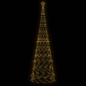 Albero di Natale a Cono Bianco Caldo 3000 LED 230x800 cm