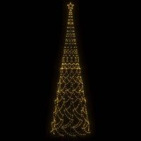 Albero di Natale a Cono Bianco Caldo 3000 LED 230x800 cm 343517