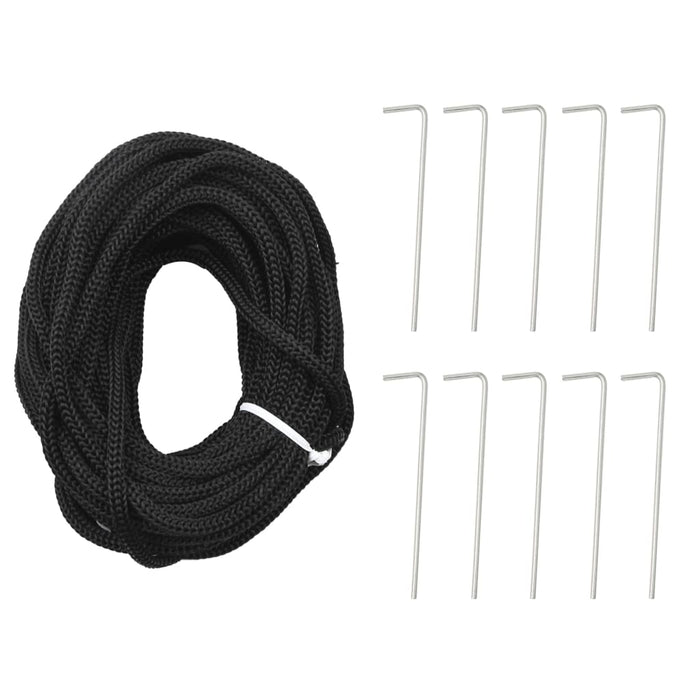 Albero di Natale Pennone Bianco Freddo 310 LED 300 cm 343523