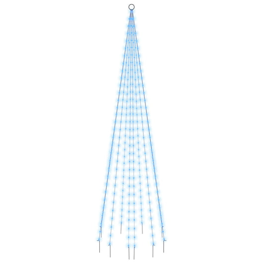 Albero di Natale Pennone Blu 310 LED 300 cm 343524