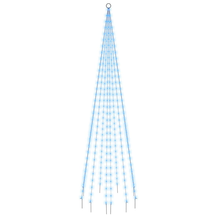 Albero di Natale Pennone Blu 310 LED 300 cm 343524
