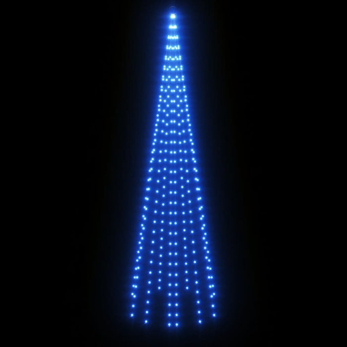 Albero di Natale Pennone Blu 310 LED 300 cm 343524