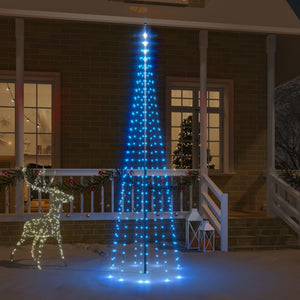 Albero di Natale Pennone Blu 310 LED 300 cm 343524