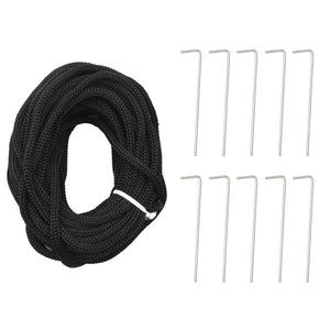 Albero di Natale Pennone Colorato 310 LED 300 cm 343525