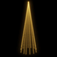 Albero di Natale Pennone Bianco Caldo 732 LED 500 cm