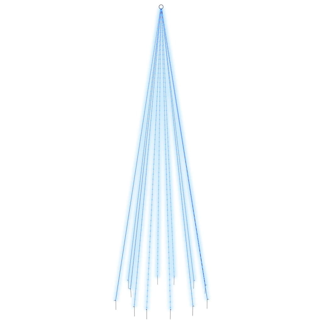 Albero di Natale Pennone Blu 732 LED 500 cm 343528