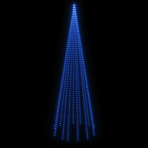 Albero di Natale Pennone Blu 732 LED 500 cm 343528