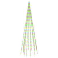 Albero di Natale Pennone Colorato 732 LED 500 cm 343529