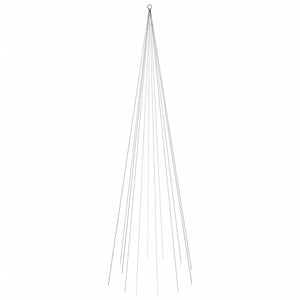 Albero di Natale Pennone Colorato 732 LED 500 cm 343529